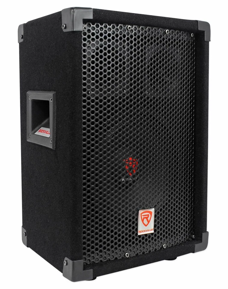 Rockville RSG8 8” 300 Watt 2-Way 8-Ohm Passive DJ/Pro PA Speaker, Pole Mountable