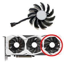 Graphics Card Fan Accessories for GIGABYTE RTX2060 2060S 2070 GAMING WHITE