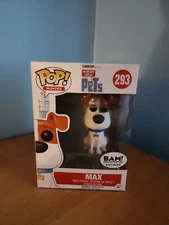 Funko Pop! The Secret Life of Pets Max BAM! Exclusive 293 Flocked