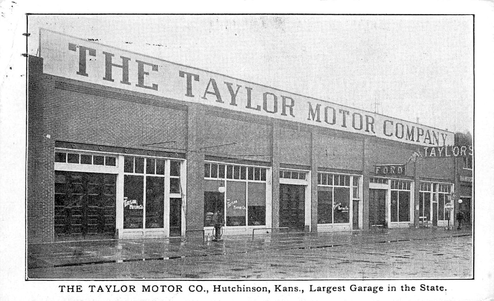 FORD AUTO DEALER, HUTCHINSON, KANSAS, VINTAGE POSTCARD (D123) eBay