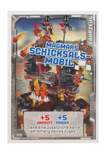 LEGO Nexo Knights Sammelkarten -159 - Magmars Schicksals-Mobil - Fahrzeug Karte - Bild 1 von 1