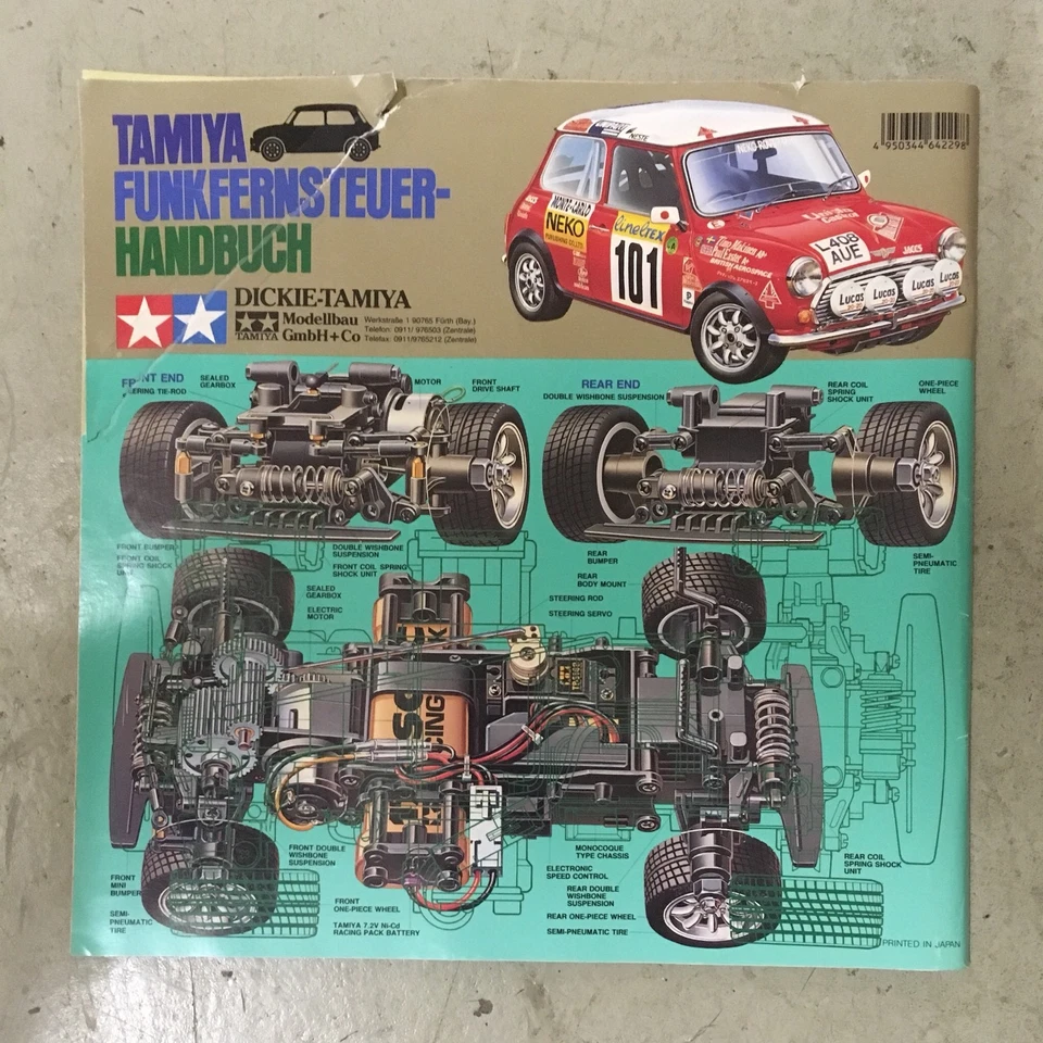 TAMIYA FUNKFERNSTEUER HANDBUCH 1996 VINTAGE printed in JAPAN - Bild 2 von 3