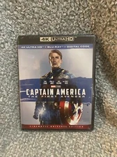 Captain America: The First Avenger (4K Ultra HD + Blu-Ray + Digital, 2011) New