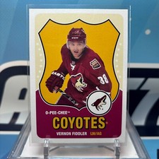 2010-11 O-Pee-Chee #189, VERNON FIDDLER SP 🔥🔥🔥 Retro Parallel