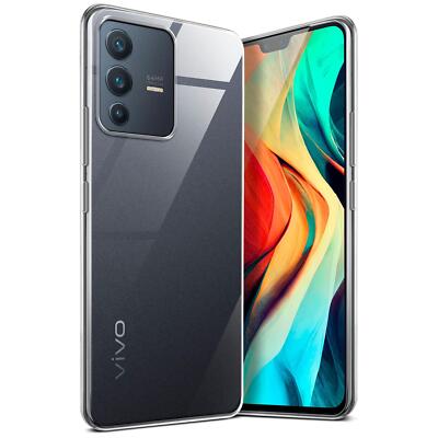 Hülle für vivo V23 5G Schutzhülle Silikon Case Cover Handy Schutz Transparent