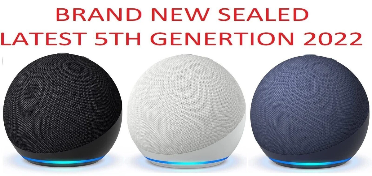  Echo Dot (5th Gen, 2022 Release) Smart Speaker with Alexa - Deep Sea Blue