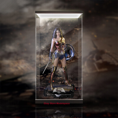 Prime 1 Studio P1S Wonder Woman Statue Figure Acrylic Display Case LED