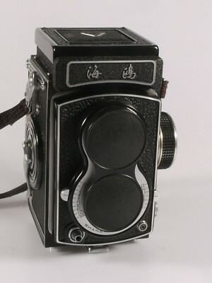 PRL) SEAGULL 2.8/75 mm HAIOU-31 3.5/75 FOTOCAMERA TIPO ROLLEIFLEX