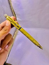 Bolígrafo de tinta azul ballapoint serpentino piedra natural 25 g hermosa calidad Handmad