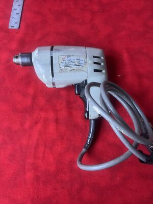 VINTAGE BLACK & DECKER 1/4  ELECTRIC DRILL NO. 7000 TYPE A RPM 2250 (t76)