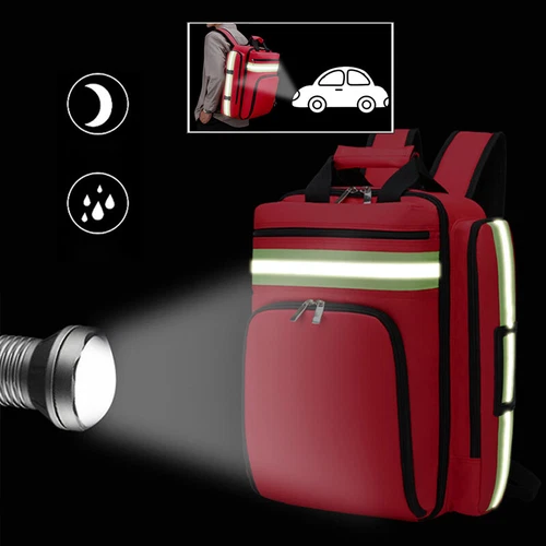 Kit médico de primeros auxilios mochila de rescate de emergencia almacenamiento gran capacidad exterior*/ - Imagen 19 de 32