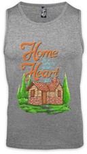 Canotta uomo Home Is Where Your Heart At Is Love coppia tende tenda outdoor