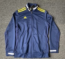 Adidas MT19 Track Jacket Women  s Soccer Large Full Zip Blue DW6764 New BNWT
