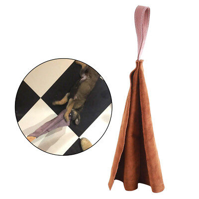 Hund Schlepper beißen Leder Lappen Tuch Kauen Fetch Toy Puppy Training