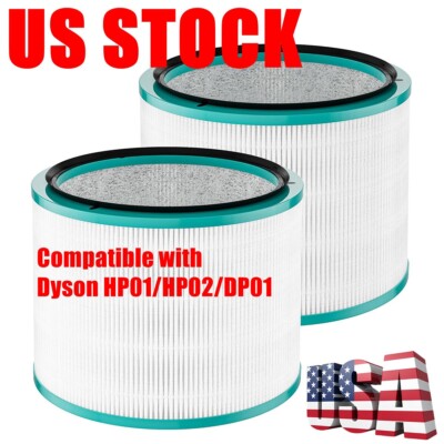 2 HEPA Filter For Dyson DP01 HP02 HP01 Pure Hot Cool Link Air Purifier 968125-03