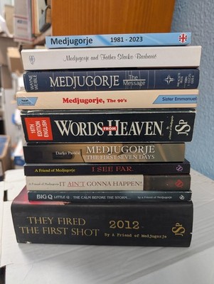 Large Lot Medjugorje Books & Booklets Catholic Apparitions Weible +