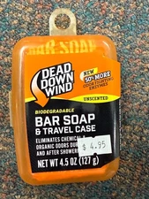 Dead Down Wind 12002 Bar Soap Odor Eliminator Unscented Scent 4.5 oz