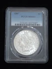 1887 Morgan Silver Dollar PCGS Graded MS64+ #42272087