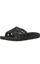 TECS Men Quick Drying Lightweight Open Toe,Rubber Sole Slippers Size 10