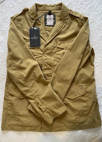 Mason's Forte Dei Marmi Lt. Brown embellished Jacket Sz 44 w/ tags Orig. 495.