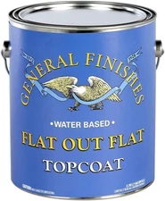 General Finishes Flat Out Flat Topcoat, 1 Gallon