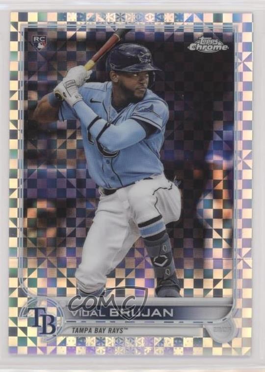 2022 Topps Chrome X-Fractor Vidal Brujan #134 0nr3