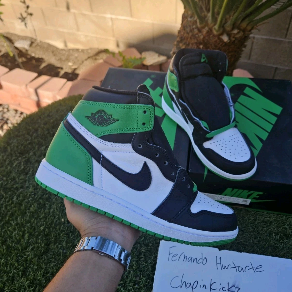 Jordan 1 Retro OG High Lucky Green - огромный выбор по лучшим