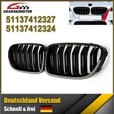 KÜHLERGRILL NIEREN DOPPELSTEG FÜR BMW F10 F11 SPORT GLANZ SCHWARZ DE