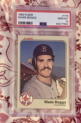 Wade Boggs #179 1983 Fleer card