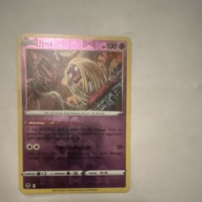 The Pokémon Jynx 062/195 Swsh12 Silver Tempest Reverse Holo 100HP Eng