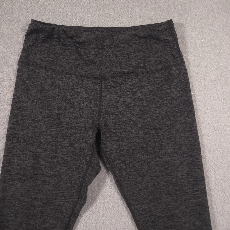 Yogalicious 紧身裤女式大号灰色高腰瑜伽裤运动服 — 第 3/4 张图片