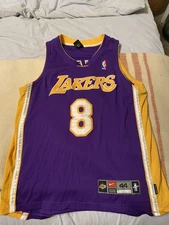 Rare Vintage Nike Authentic Los Angeles Lakers Kobe Bryant 8 Jersey Mens 44 M