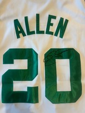Ray Allen Boston Celtics Autograph Signed Authentic Jersey NWT RARE Sewn REAL