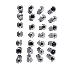LABLT Precision Metric 5-C Collet Set 28 Pack with Rack 1mm TO 28mm 5C