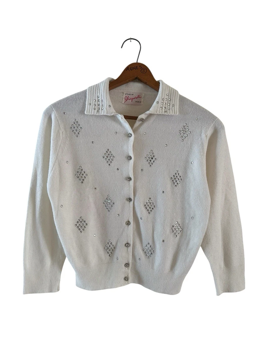 White Vintage Sweaters for Women for sale | eBay