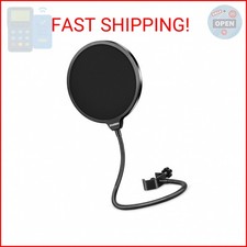 Aokeo Professional Microphone Pop Filter Mask Shield For Blue Yeti and Any Other