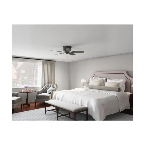 Hunter 42 inch Indoor Ceiling Fan No Light - Black Ceiling Fan without Light,... - Picture 3 of 12