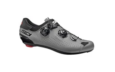 Sidi Genius 10 Men's Road Cycling Shoes, Black/Grey, M46.5