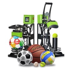 2 IN 1 Auto Open Football Tennis Volleyball Heat Press Machine LOGO Sublimation