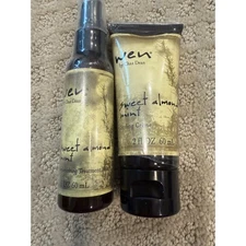 Wen by Chaz Dean Sweet Almond Mint Treatment Mist & Styling Creme Set 2 oz each