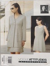 Vogue Pattern 1996 Jacket Skirt Size 14 16 18 New old Stock Uncut Emanuel Ungaro