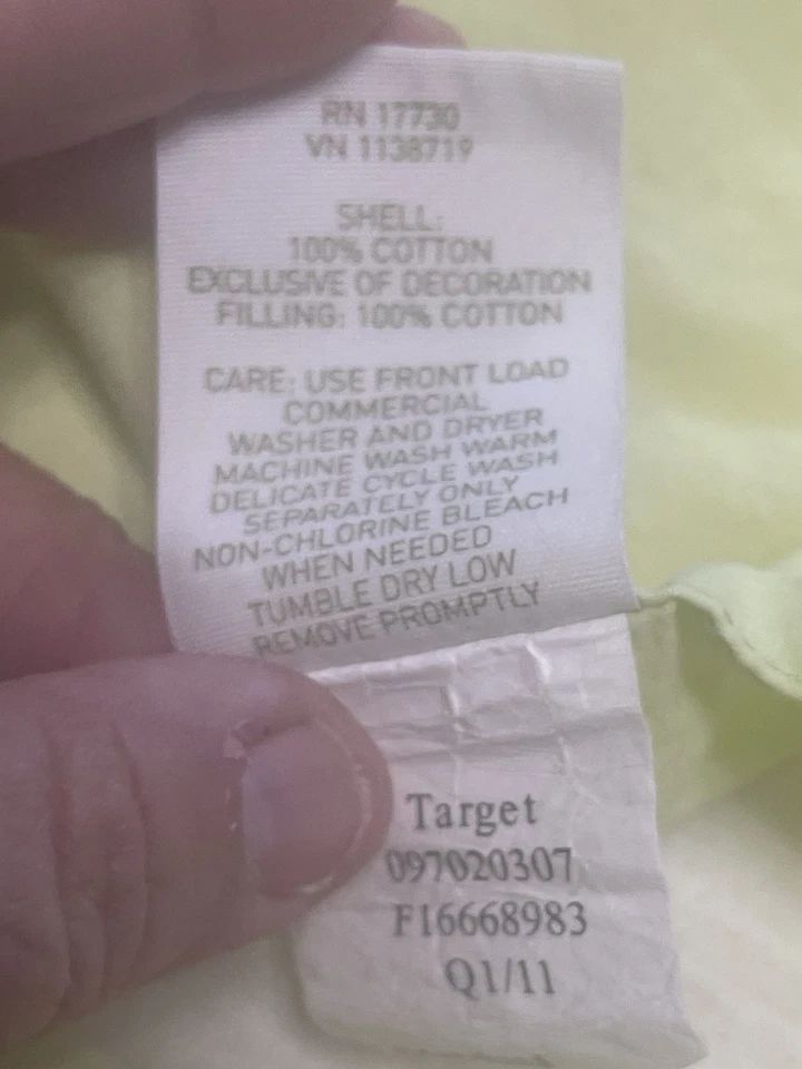 Circo Acolchado Algodón Estándar Falso Rosa Flores Bordado Rik Rak Foto 3 de 4