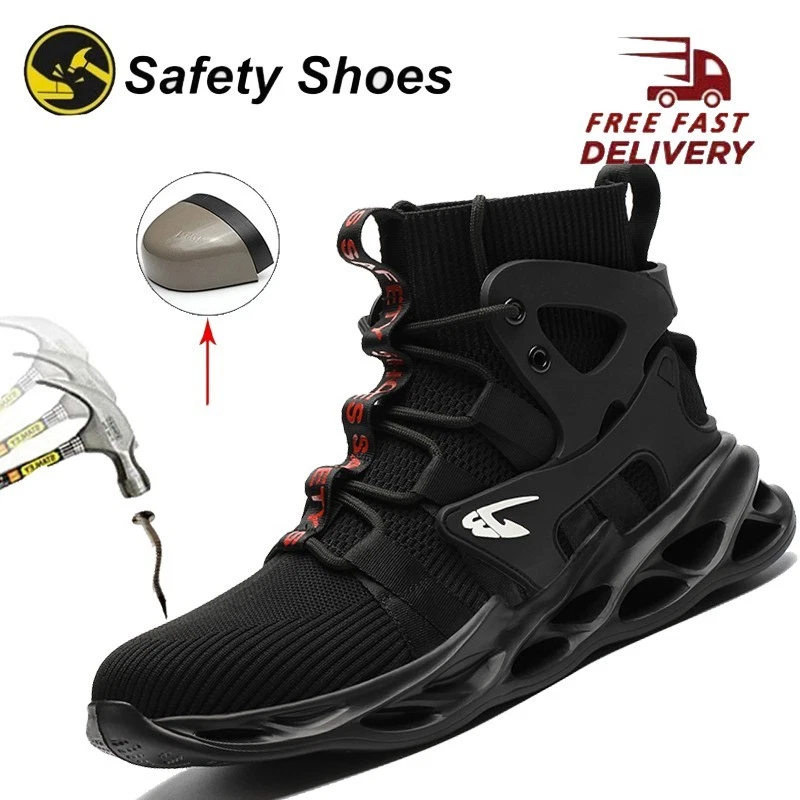 Men's Composite Toe Safety Shoes Indestructible Work Sneakers Breathable US