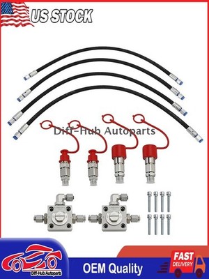 For 1-2 Ton Chinese Mini Excavator W/ Quick Connects 2 Three Way Diverter Valves