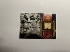 2004 Upper Deck SP Legendary Cuts George Foster Used Bat Card Cincinnati Reds B2