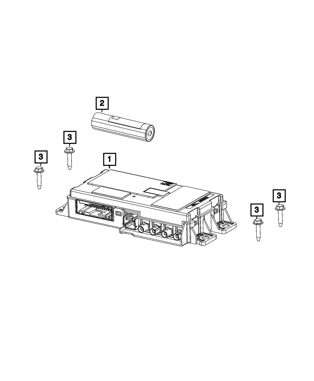 Genuine Mopar Telematics Module 68632136AD