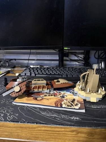 LEGO Star Wars Desert Skiff 9496 Complete Set w/ Manual, No Box, Luke, Lando