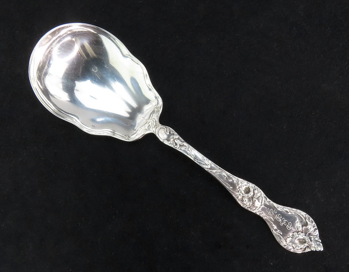 Reed & Barton Les Cinq Fleur Antique US Sterling Silver Serving