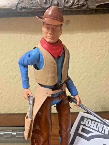 Vintage Marx Johnny West Adventure Quick Draw action figure w/ 99% Accessories!!