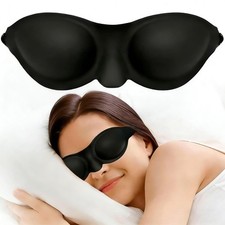 Soft Silicone Sleep for Dry Eyes, Moisture Chamber Reusable Washable Eye , Li...